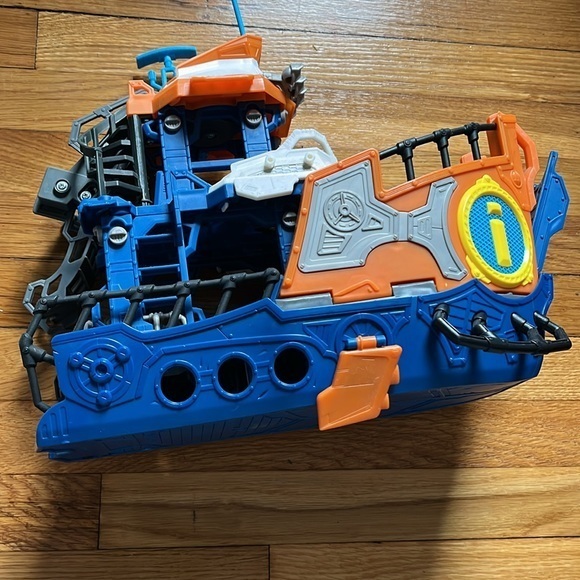 Imaginext Other - Imaginext deep sea rescue boat some signs of wear &  play see pics.